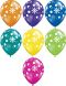 Балони с Цветчета  асорти  11'' (28см.)
