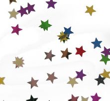 Конфети - Звездички фолийни разноцветни 