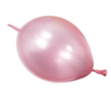 Балони - Линк 6" - 15см. Розов- металик