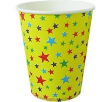 Картонени чаши със звездички
