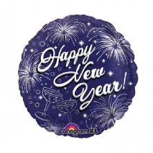 Фолиен Балон 18"(46cм.) Happy New Year
