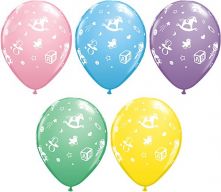 Балони за Бебе / бебешки мотиви  асорти 11'' (28см.)