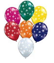 Балони със звезди - асорти 11'' (28см.)