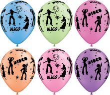 Балони Диско неон различни цветове (Disco neon) 11'' (28см.)