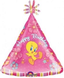 Балон с Туити и надпис Happy Birthday  18"- 45 см.