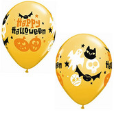 Балони с надпис Halloween 11'' (28см.)