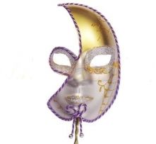 Венецианска маска с дръжка