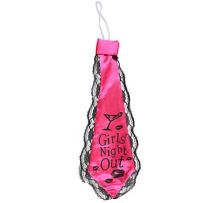 Розова вратовръзка за моминско парти- Girls Night Out