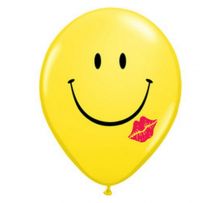 Балон Усмихнато лице  с целувка 11'' (28см.)