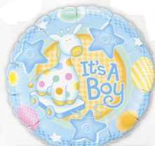 Балон с надпис It's A Boy / Бебе Момче 18"- 45 см.