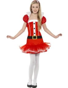 Карнавален костюм Мис Коледа Miss Santa 