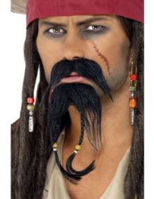 Пиратски мустаци и брада
