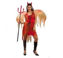 Карнавален костюм - Дяволица с крила