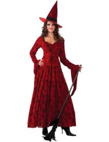 Карнавален костюм - Crimson Вещица Червена