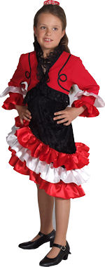 Детски костюм - Испанско момиче