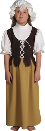 Детски костюм - Средновековно селско момиче