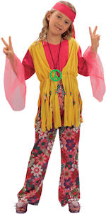 Детски костюм - Хипи от 60s