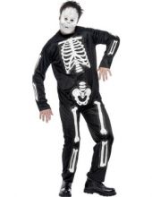 Карнавален костюм Скелет Хелоуин