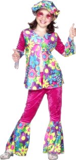 Детски костюм -  цветното Хипи