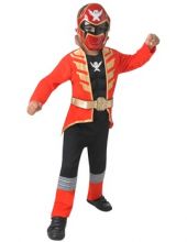 Детски карнавален костюм - Deluxe Red Super Megaforce Power Ranger 