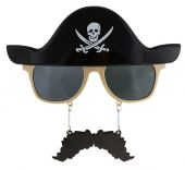 Очила с Мустаци и имитация на Пиратска шапка